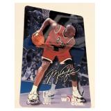 Michael Jordan RARE Jumbo World Com Calling Card 1996 in Promo Folder, NEW!