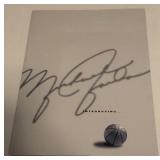 Michael Jordan RARE Jumbo World Com Calling Card 1996 in Promo Folder, NEW!