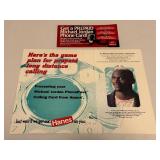 Michael Jordan Hanes PhonePass Calling Card Complete, NEW!
