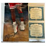 Michael Jordan Complete 5 Plate Set Limited Edition "Rising to Greatness" by Upper Deck and Bradford Exchange - RARE!