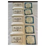 Michael Jordan Complete 5 Plate Set Limited Edition "Rising to Greatness" by Upper Deck and Bradford Exchange - RARE!