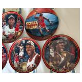Michel Jordan 5 Bradford Exchange Limited Edition Basketball Plate Set