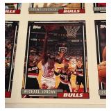 Michael Jordan Rustolem 1992 Topps Chicago Bulls Team Card Set