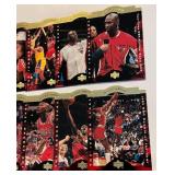 Michael Jordan 10-Card A Cut Above Die Cut Basketball Set 1996 Upper Deck