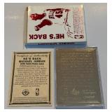 Michael Jordan 22kt Gold Card Limited Edition /10,000  1996 Upper Deck MJ Returns Basketball Card