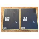 (2) Michael Jordan Metal Large "Cards" 1996 Upper Deck