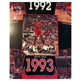 Michael Jordan Chicago Bulls Three-Peat Poster