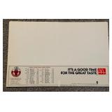 RARE Michael Jordan Rookie Year 1985 McDonalds Folder
