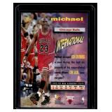 Michael Jordan 1993-94 Topps Stadium Club International Frequent Flyers #181 Basketball Card