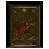 Michael Jordan Limited Edition /19,860 1997 Fleer 23kt Gold Basketball Card