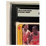 Michael Jordan RC 1986 Fleet Sticker #8 SGC Graded 4.5 - SECOND MOST ICONIC BASKETBALL ROOKIE CARD OF ALL TIME!!