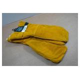 Hand Armor BOA Lined Cowhide Snowmobile Mittens - XL