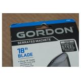 Gordon 18" Blade Serrated Machete