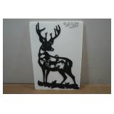 Metal Cutout Deer Silhouette Wall Décor