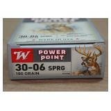 20 Winchester Power Point .30-06 Sprg 180 Gr SP Ammo