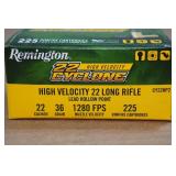 225 Remington 22 Cyclone .22 LR 36 Gr Lead HP Ammo