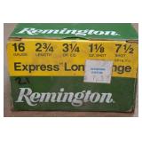 21 Remington Express 16 Gauge 2-3/4" 7-1/2 Shot Shotshells