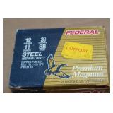 25 Federal Premium 12 Gauge 3-1/2" Magnum Steel BB Shotshells