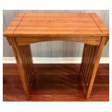 SR - Mission Style Oak End Table