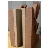 SR - Pair of Southwestern Style Sandstone Kokopelli Bookends