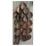 SR - Hanging Copper-Tone Metal Wind Chime Decor