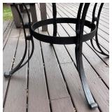 Deck - Round Cast Aluminum Outdoor Patio Table, 4 ft Diameter