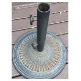 Deck - Metal Patio Umbrella Stand with Decorative Base