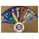 LL- Collection of Sports Team Pennants