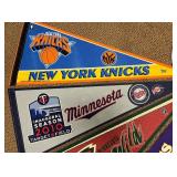 LL- Collection of Sports Team Pennants