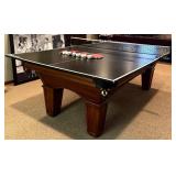 LL - Brunswick 3-in-1 Pool Table with Ping Pong Top and Dining Cover
