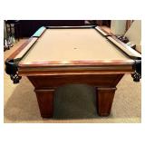 LL - Brunswick 3-in-1 Pool Table with Ping Pong Top and Dining Cover