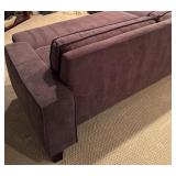 LL - Comfortable Upholstered Sectional Couch with Ottoman