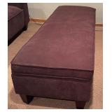 LL - Comfortable Upholstered Sectional Couch with Ottoman