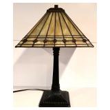 LL -Stained Glass Mission Style Table Lamp