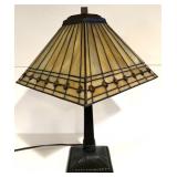 LL -Stained Glass Mission Style Table Lamp