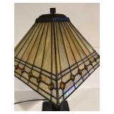 LL -Stained Glass Mission Style Table Lamp