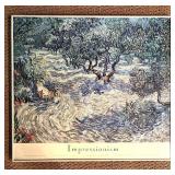 LL - Impressionism Framed Art Poster Featuring Van Gogh