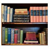 LL - Vintage and Antique Hardcover Book Collection Including Churchill, History, and Classics