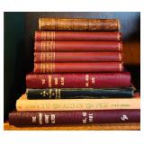 LL - Vintage and Antique Hardcover Book Collection Including Churchill, History, and Classics