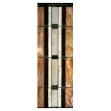 LL - Framed Rectangular Stained Glass Panel