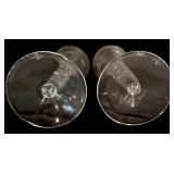 LL - Pair of Waterford Crystal Millennium Collection Champagne Toasting Flutes