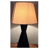 LL - 28 Inch Table Lamp with Black Base and Silky Shade