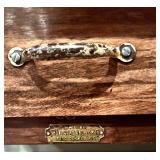 LL - Vintage Fond du Lac Table Mfg Co Wooden Table with Drawer