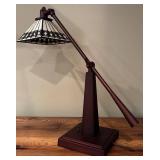 LL - Tiffany Style Table Lamp with Stained Glass Shade