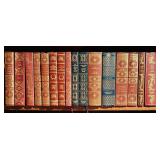 LL - Large Lot of Vintage Decorative Books with Gilt Spines