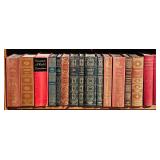 LL - Large Lot of Vintage Decorative Books with Gilt Spines
