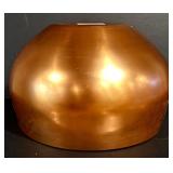 LL - Set of Copper Finish Entertaining Pieces - Platter, Punch Bowl, Pitcher, Water Can, Candle Holders