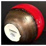 LL - Collection of Red Ceramic Serveware and Decor - Casserole, Pitcher, Vases, Mug, Floral Plate