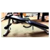 LL - Reebok Adjustable Workout Bench, 52 Inch Long