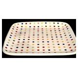 LL - Group of Modern Home Decor including Candleholder, Platter, and Vase